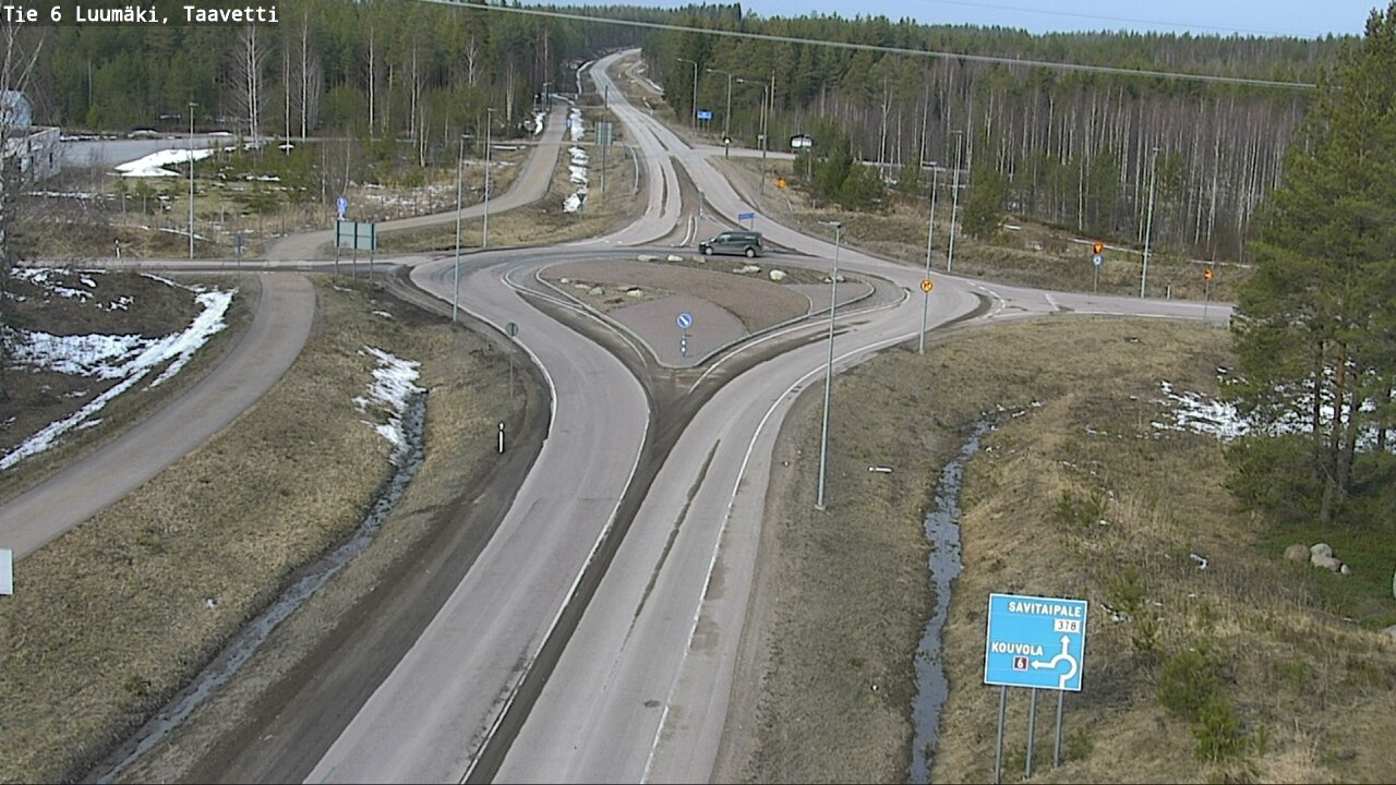Weather Camera Image Väg 6 Luumäki, Taavetti, Luumäki, Etelä-Karjala