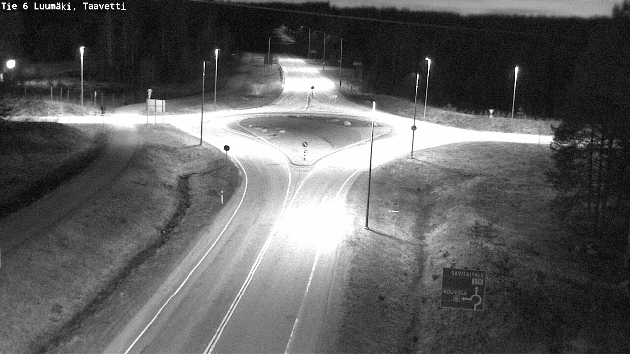 Weather Camera Image Väg 6 Luumäki, Taavetti, Luumäki, Etelä-Karjala