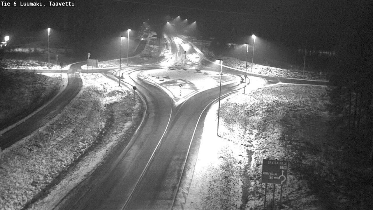 Weather Camera Image Väg 6 Luumäki, Taavetti, Luumäki, Etelä-Karjala
