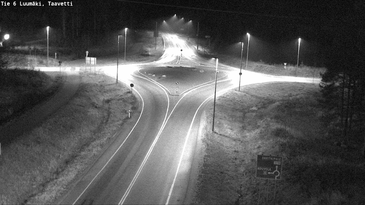 Weather Camera Image Väg 6 Luumäki, Taavetti, Luumäki, Etelä-Karjala