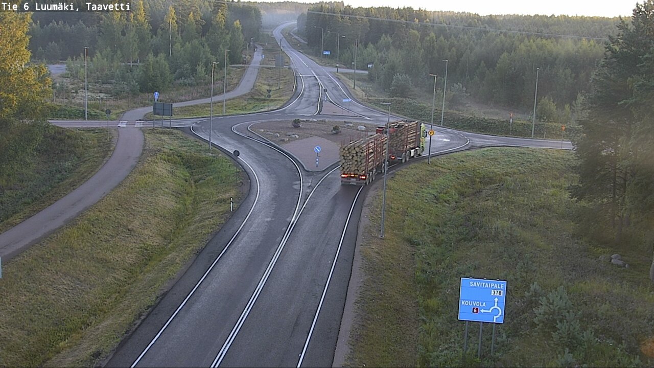 Weather Camera Image Road 6 Luumäki, Taavetti, Luumäki, Etelä-Karjala