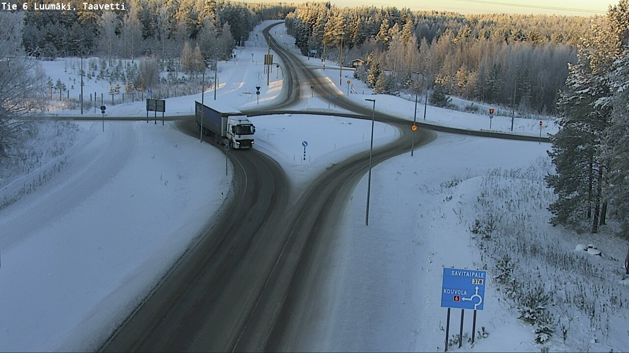 Kelikamerat Kuva Tie 6 Luumäki, Taavetti, Luumäki, Etelä-Karjala