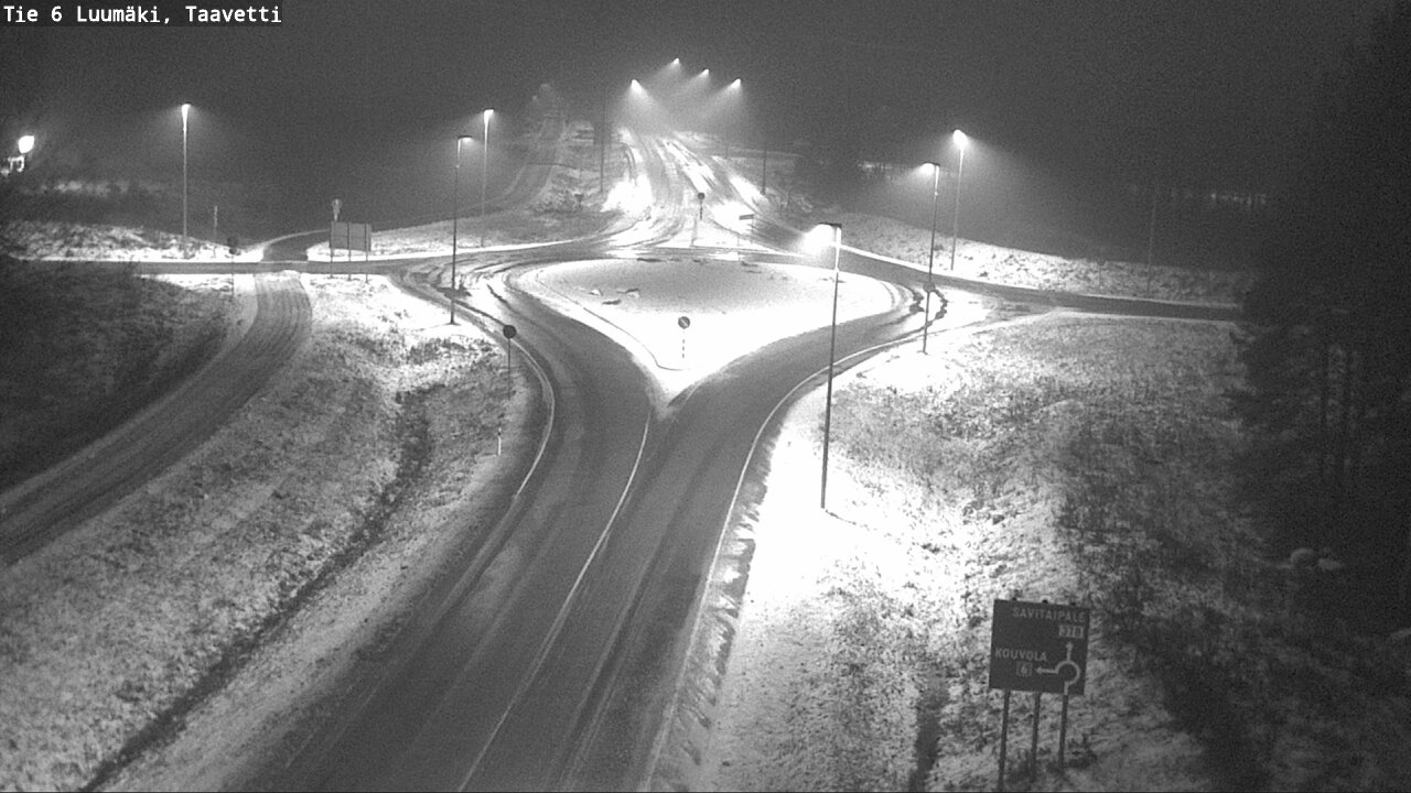 Weather Camera Image Väg 6 Luumäki, Taavetti, Luumäki, Etelä-Karjala