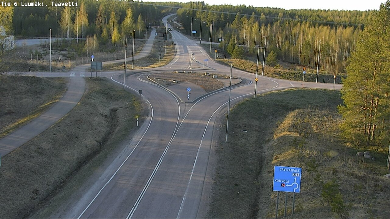 Weather Camera Image Väg 6 Luumäki, Taavetti, Luumäki, Etelä-Karjala
