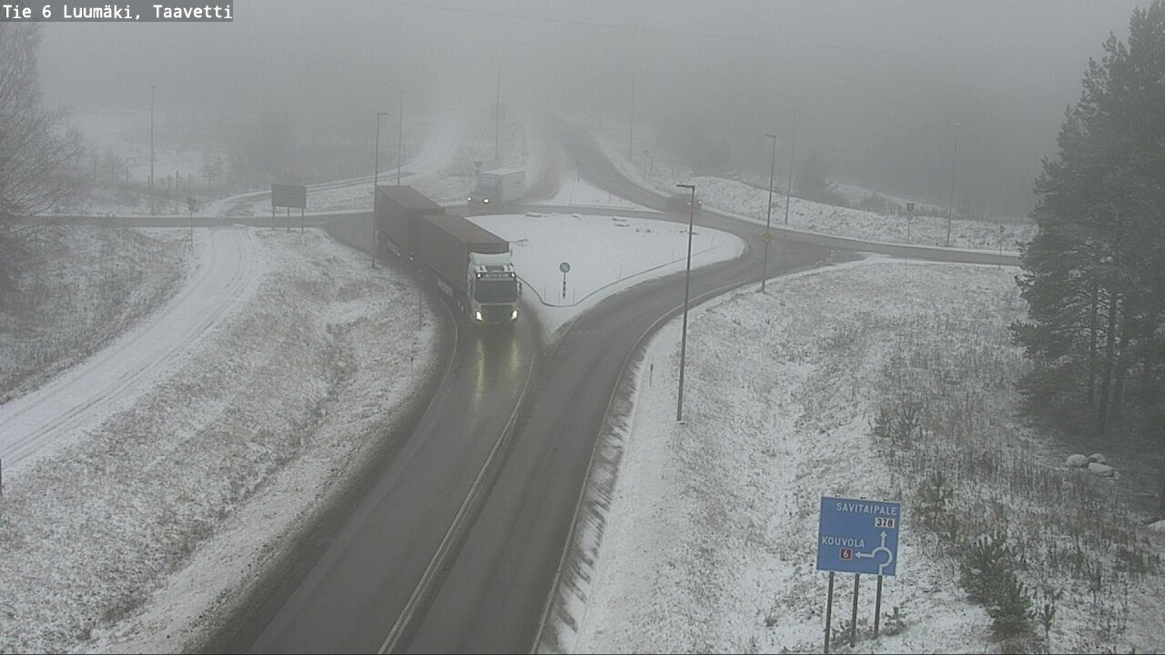 Weather Camera Image Väg 6 Luumäki, Taavetti, Luumäki, Etelä-Karjala