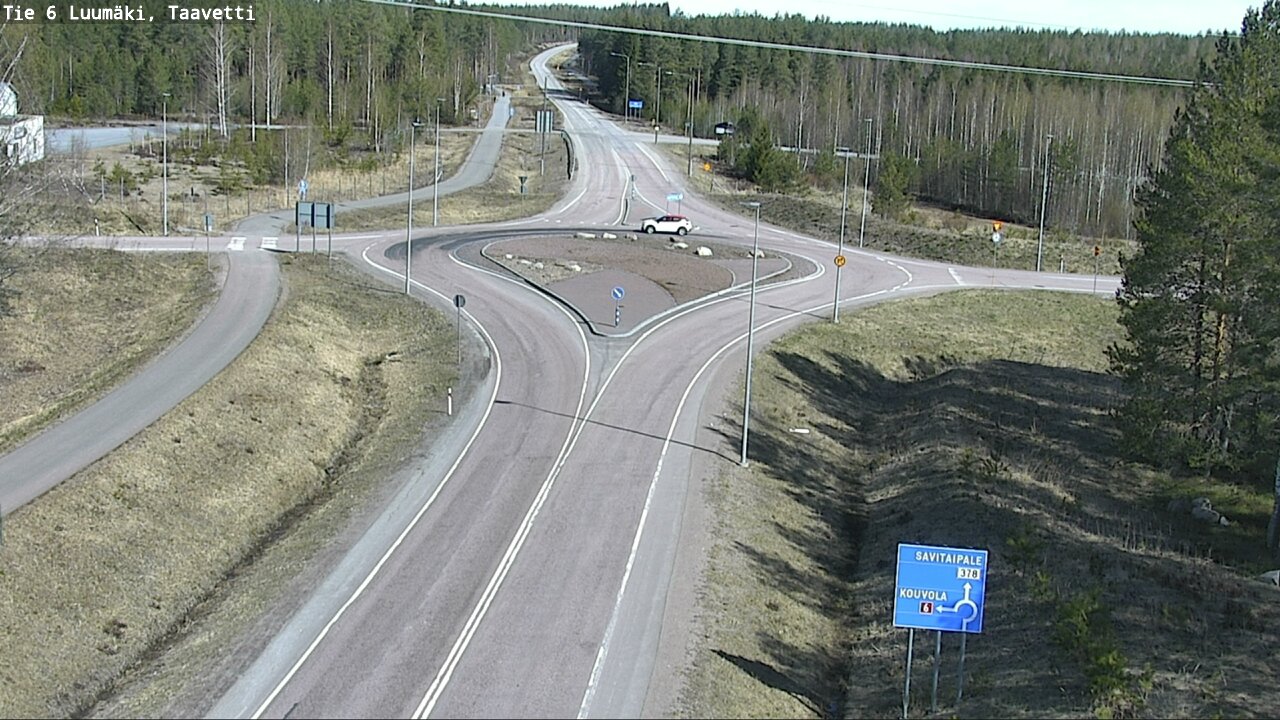 Weather Camera Image Väg 6 Luumäki, Taavetti, Luumäki, Etelä-Karjala