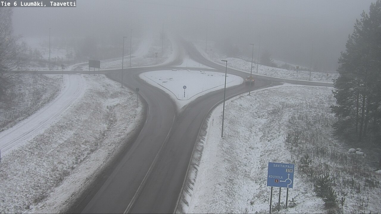 Weather Camera Image Väg 6 Luumäki, Taavetti, Luumäki, Etelä-Karjala