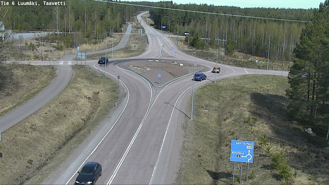 Weather Camera Image Road 6 Luumäki, Taavetti, Luumäki, Etelä-Karjala