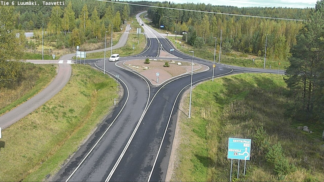 Weather Camera Image Väg 6 Luumäki, Taavetti, Luumäki, Etelä-Karjala