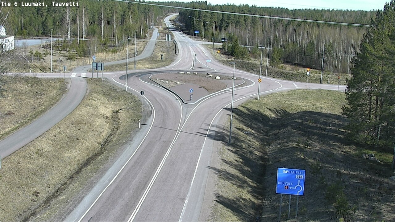 Weather Camera Image Väg 6 Luumäki, Taavetti, Luumäki, Etelä-Karjala