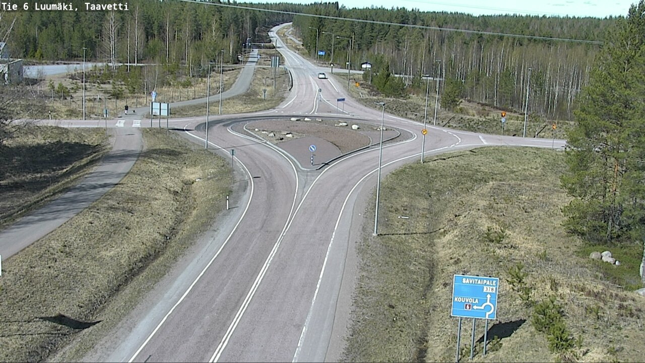 Weather Camera Image Väg 6 Luumäki, Taavetti, Luumäki, Etelä-Karjala