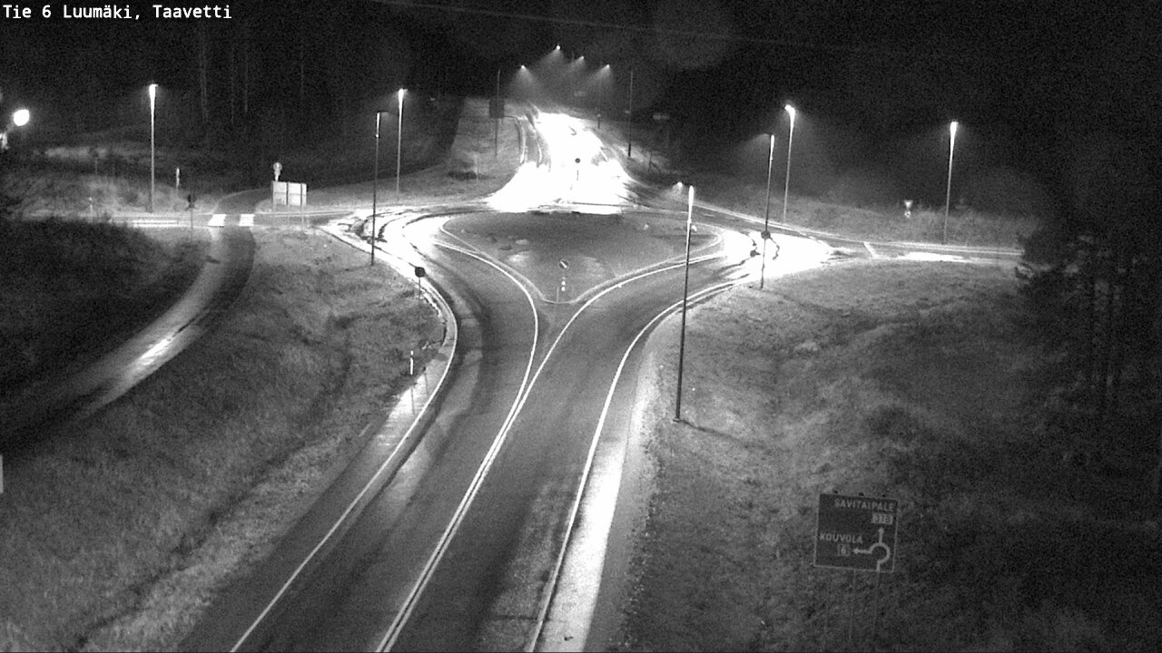 Weather Camera Image Väg 6 Luumäki, Taavetti, Luumäki, Etelä-Karjala