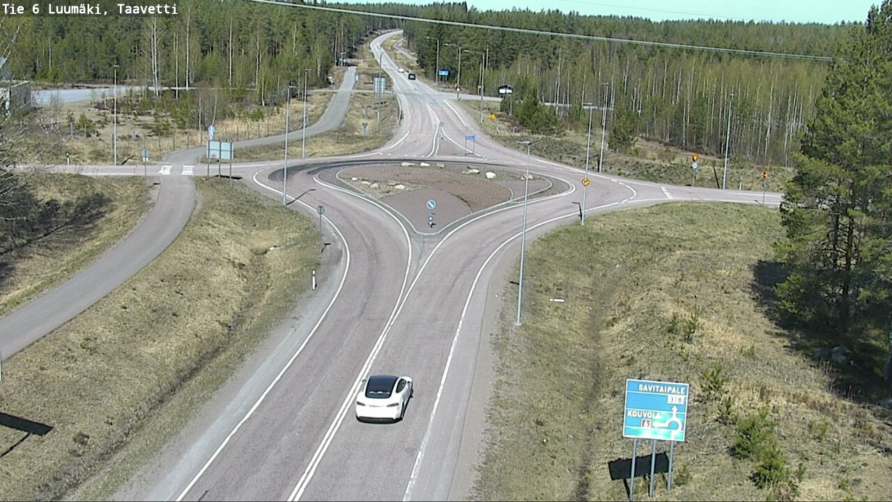 Weather Camera Image Road 6 Luumäki, Taavetti, Luumäki, Etelä-Karjala