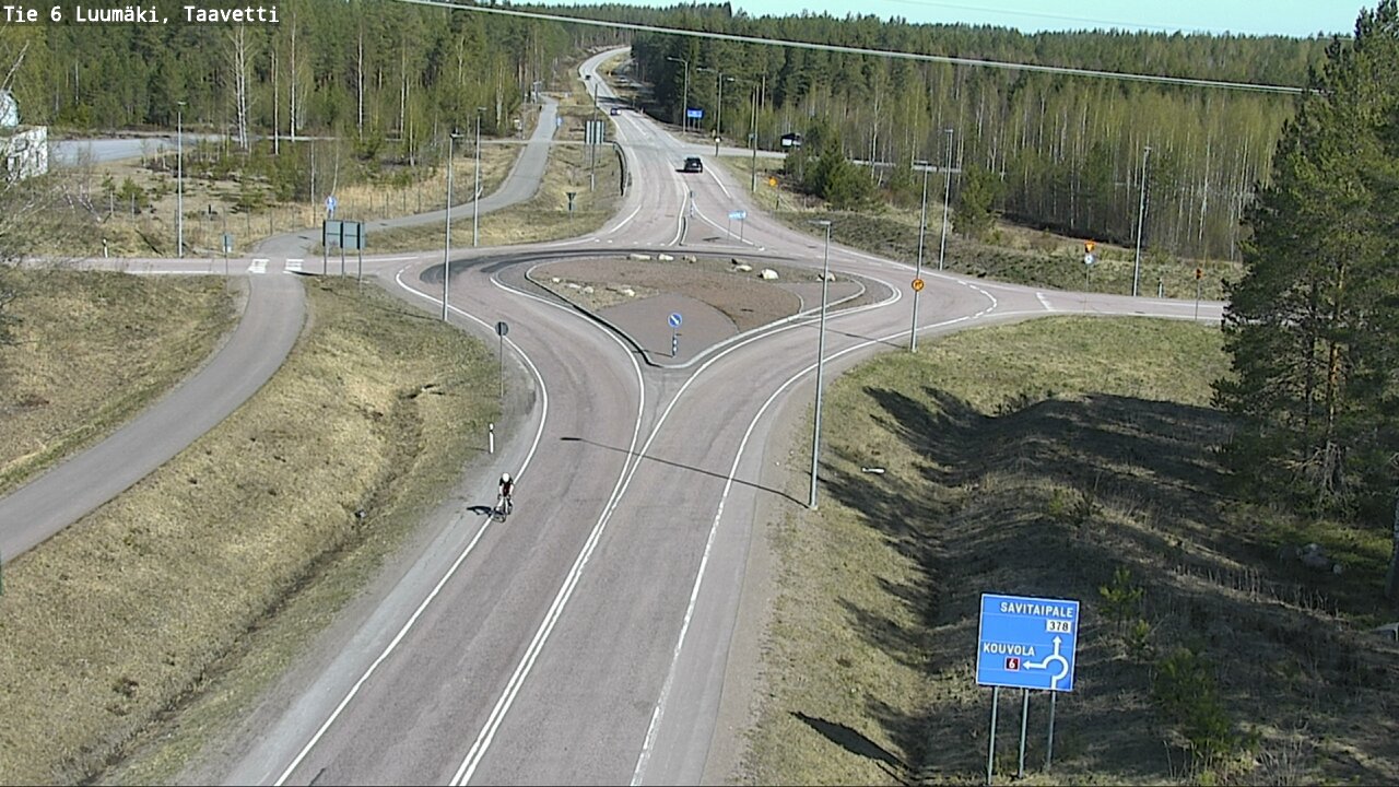 Weather Camera Image Road 6 Luumäki, Taavetti, Luumäki, Etelä-Karjala