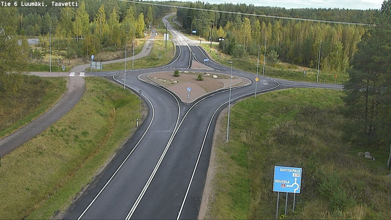 Weather Camera Image Road 6 Luumäki, Taavetti, Luumäki, Etelä-Karjala