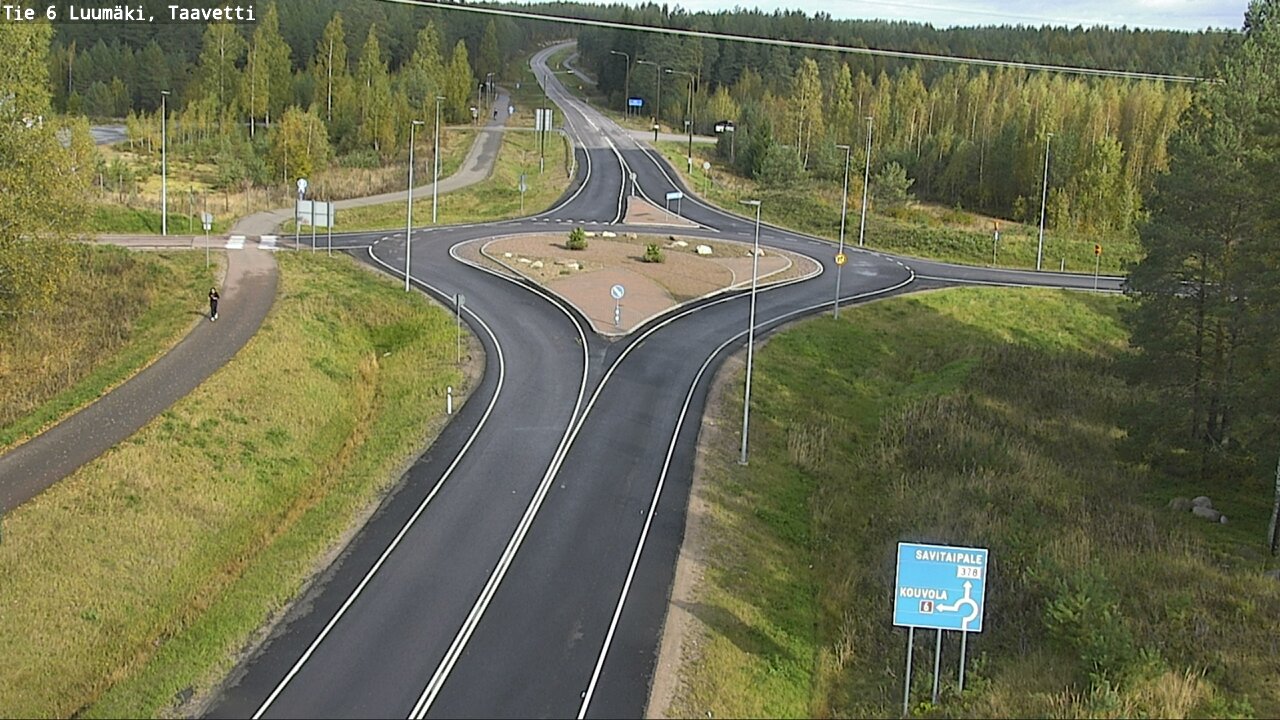 Weather Camera Image Road 6 Luumäki, Taavetti, Luumäki, Etelä-Karjala