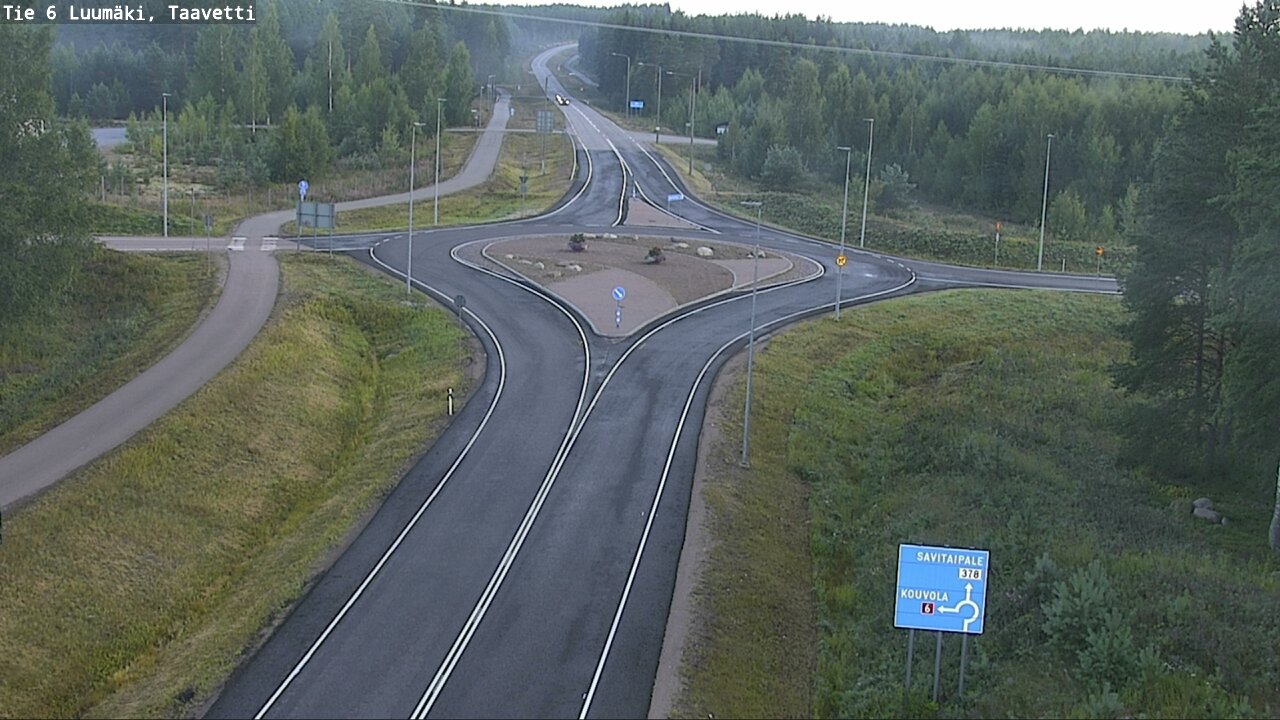 Weather Camera Image Road 6 Luumäki, Taavetti, Luumäki, Etelä-Karjala