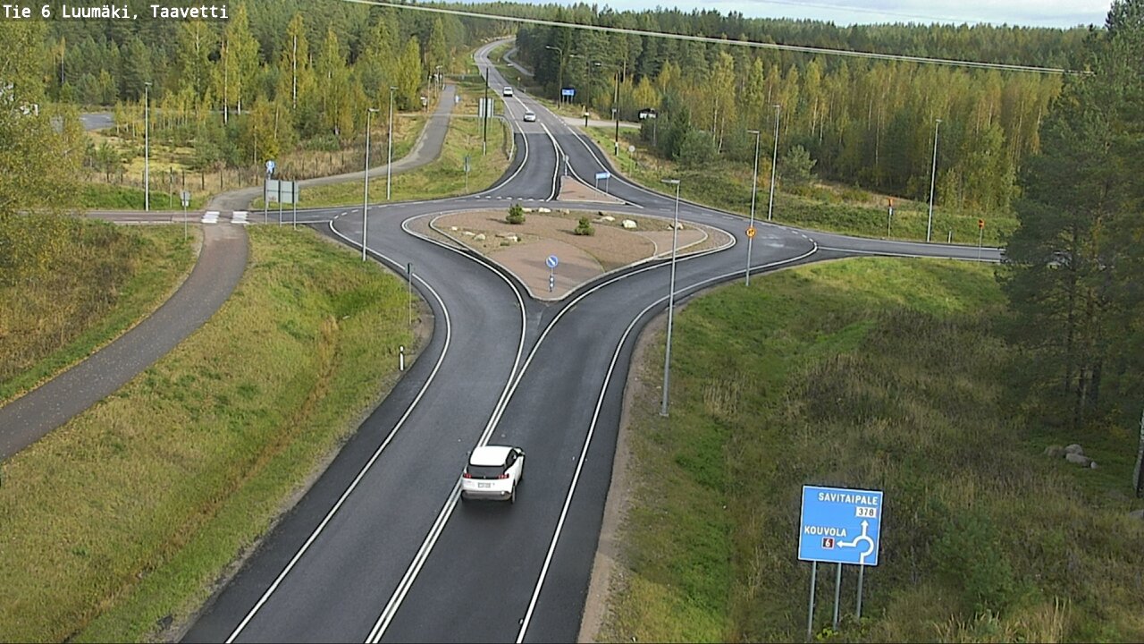 Weather Camera Image Road 6 Luumäki, Taavetti, Luumäki, Etelä-Karjala