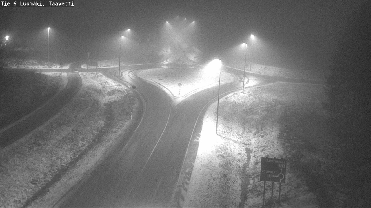 Weather Camera Image Väg 6 Luumäki, Taavetti, Luumäki, Etelä-Karjala