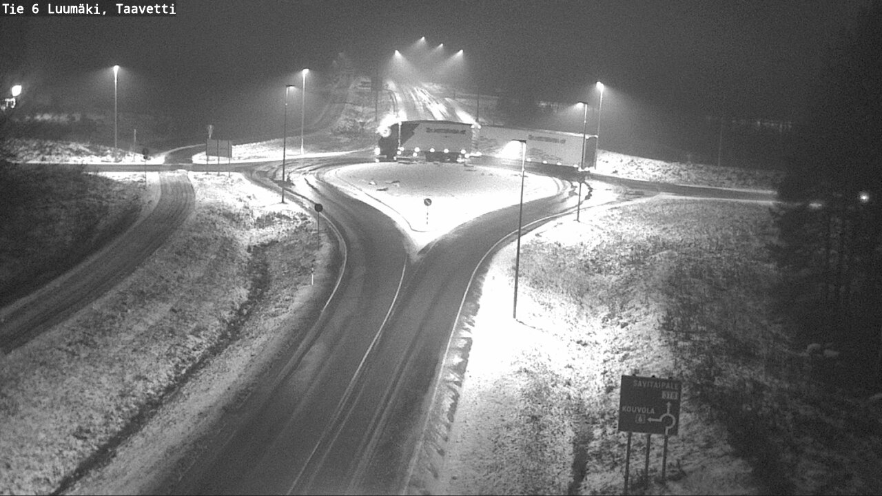 Weather Camera Image Väg 6 Luumäki, Taavetti, Luumäki, Etelä-Karjala