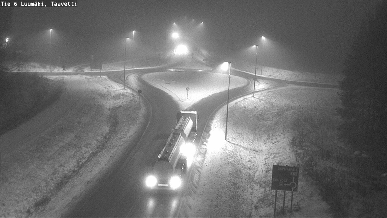 Weather Camera Image Väg 6 Luumäki, Taavetti, Luumäki, Etelä-Karjala