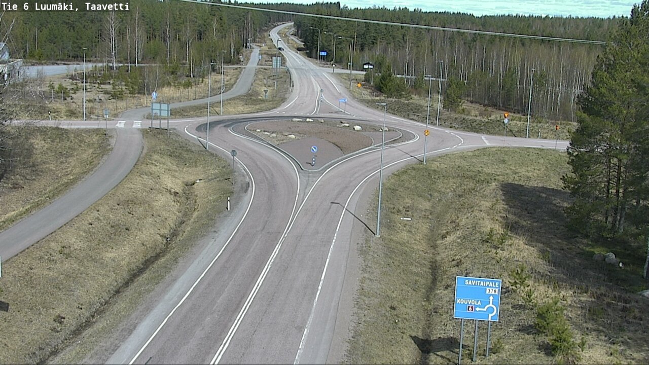 Weather Camera Image Väg 6 Luumäki, Taavetti, Luumäki, Etelä-Karjala