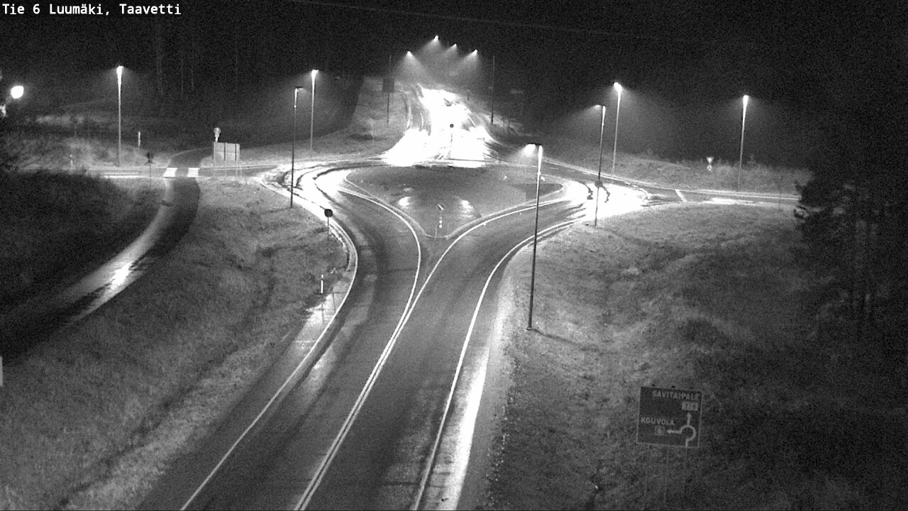 Weather Camera Image Väg 6 Luumäki, Taavetti, Luumäki, Etelä-Karjala