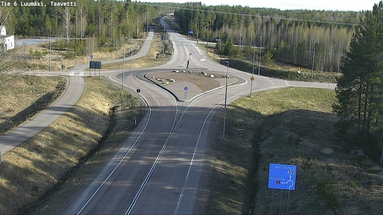 Weather Camera Image Väg 6 Luumäki, Taavetti, Luumäki, Etelä-Karjala