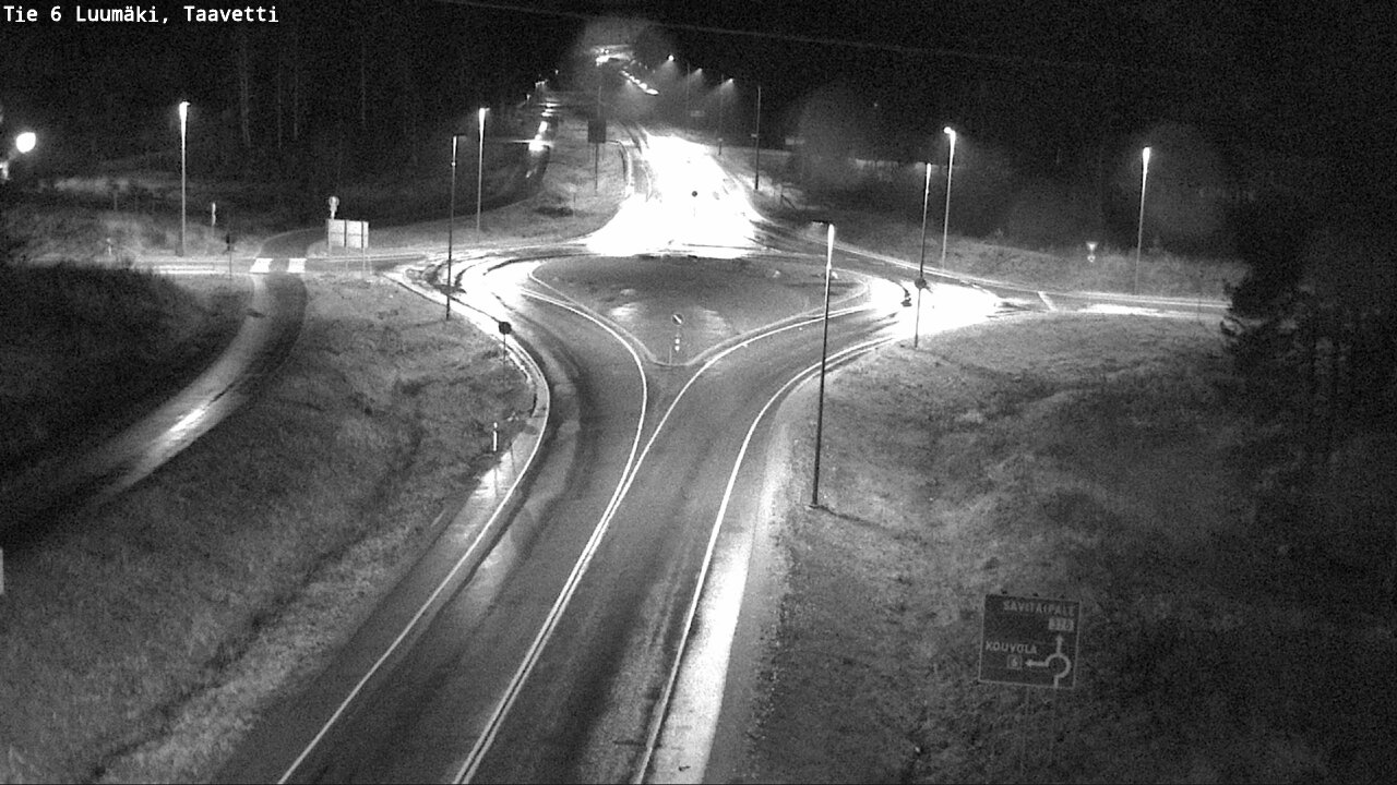 Weather Camera Image Väg 6 Luumäki, Taavetti, Luumäki, Etelä-Karjala