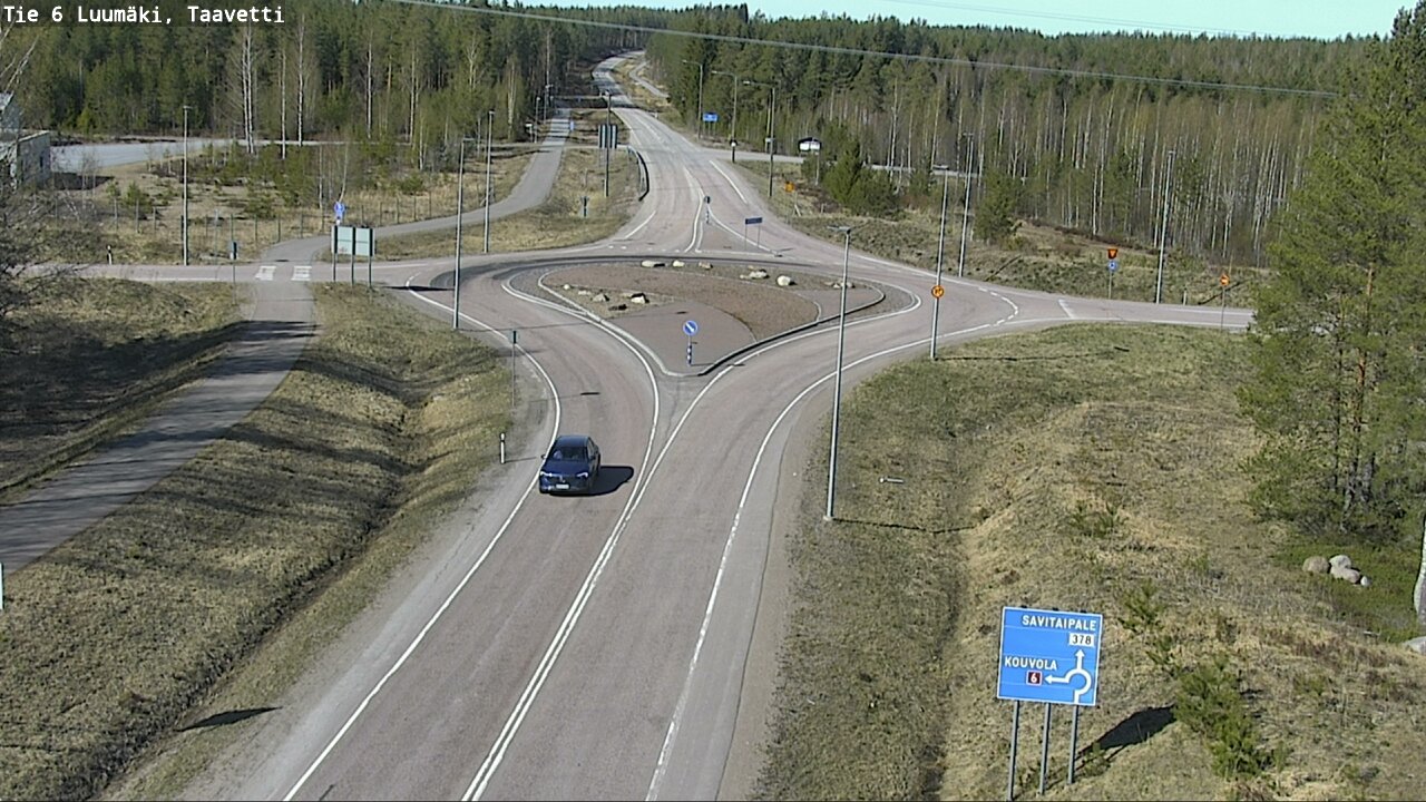 Weather Camera Image Väg 6 Luumäki, Taavetti, Luumäki, Etelä-Karjala
