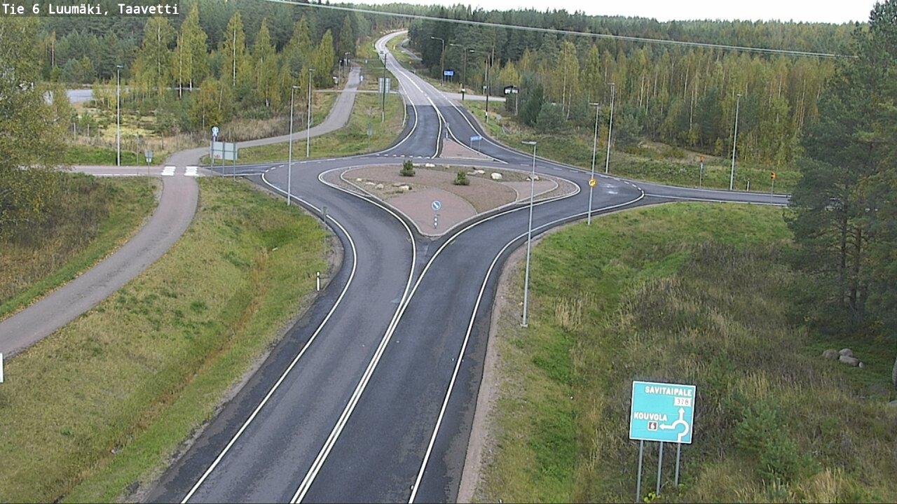 Weather Camera Image Väg 6 Luumäki, Taavetti, Luumäki, Etelä-Karjala