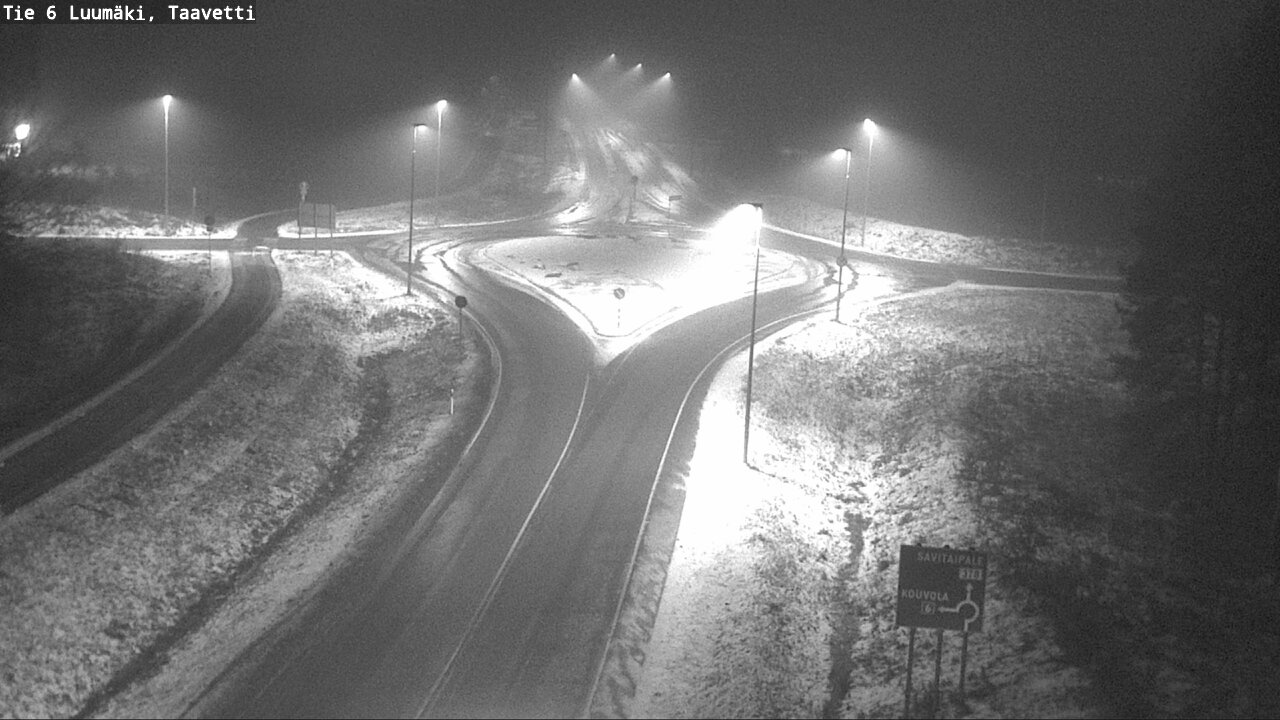 Weather Camera Image Väg 6 Luumäki, Taavetti, Luumäki, Etelä-Karjala