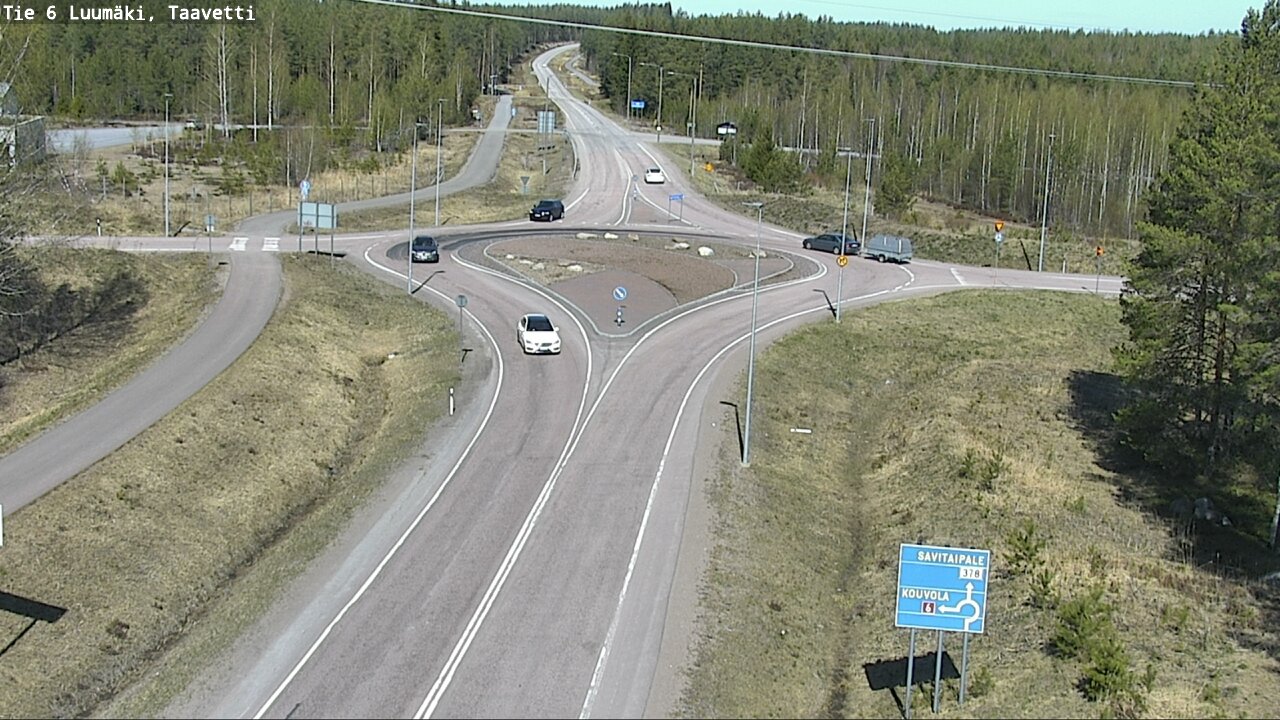 Weather Camera Image Road 6 Luumäki, Taavetti, Luumäki, Etelä-Karjala