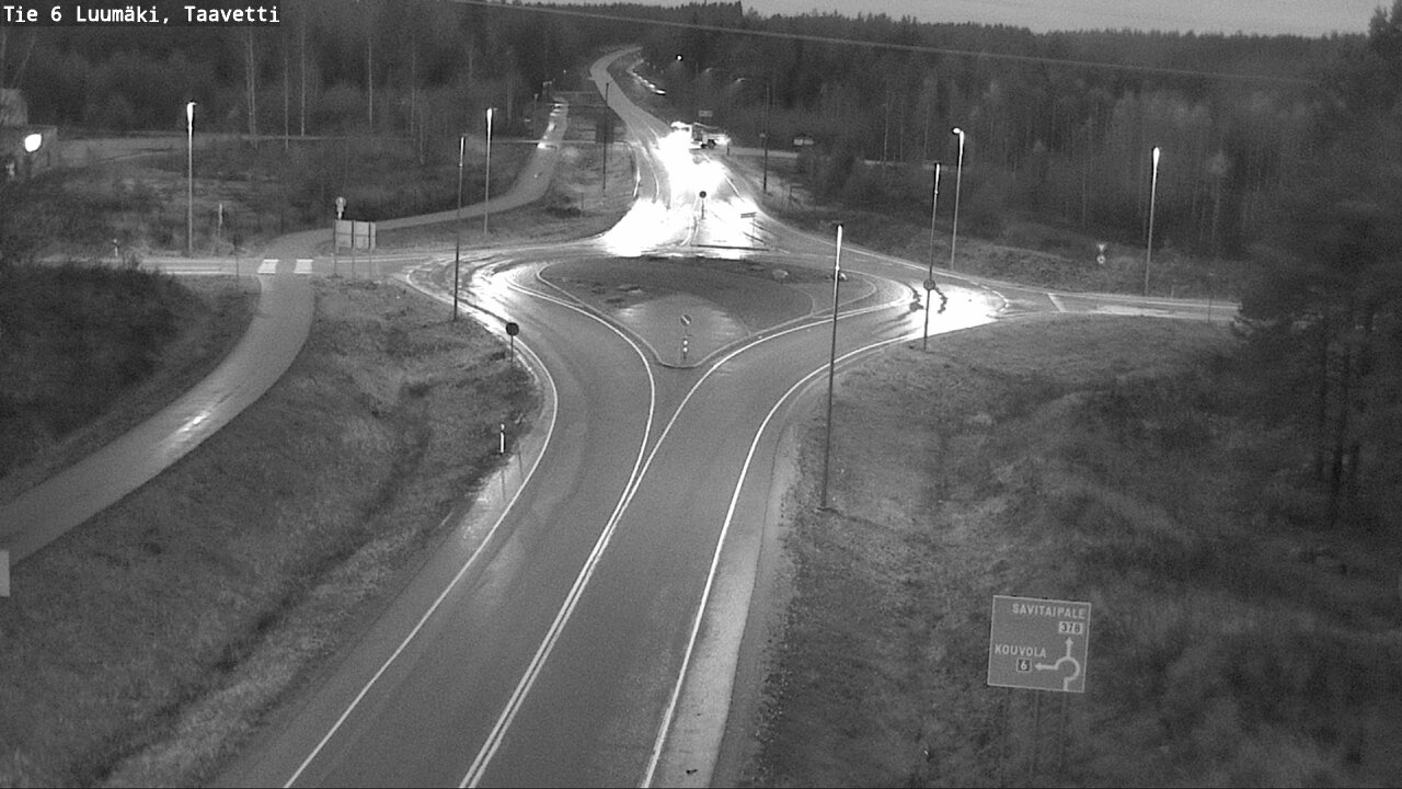 Weather Camera Image Väg 6 Luumäki, Taavetti, Luumäki, Etelä-Karjala
