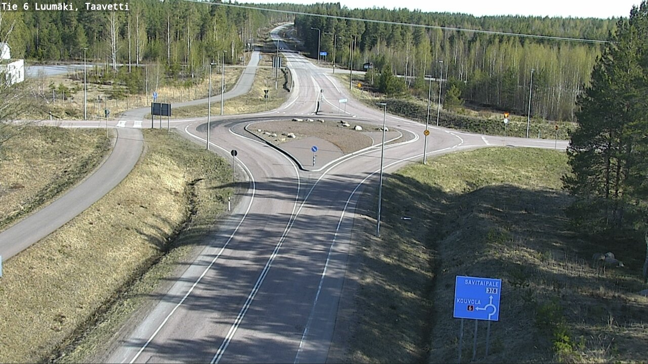 Kelikamerat Kuva Tie 6 Luumäki, Taavetti, Luumäki, Etelä-Karjala