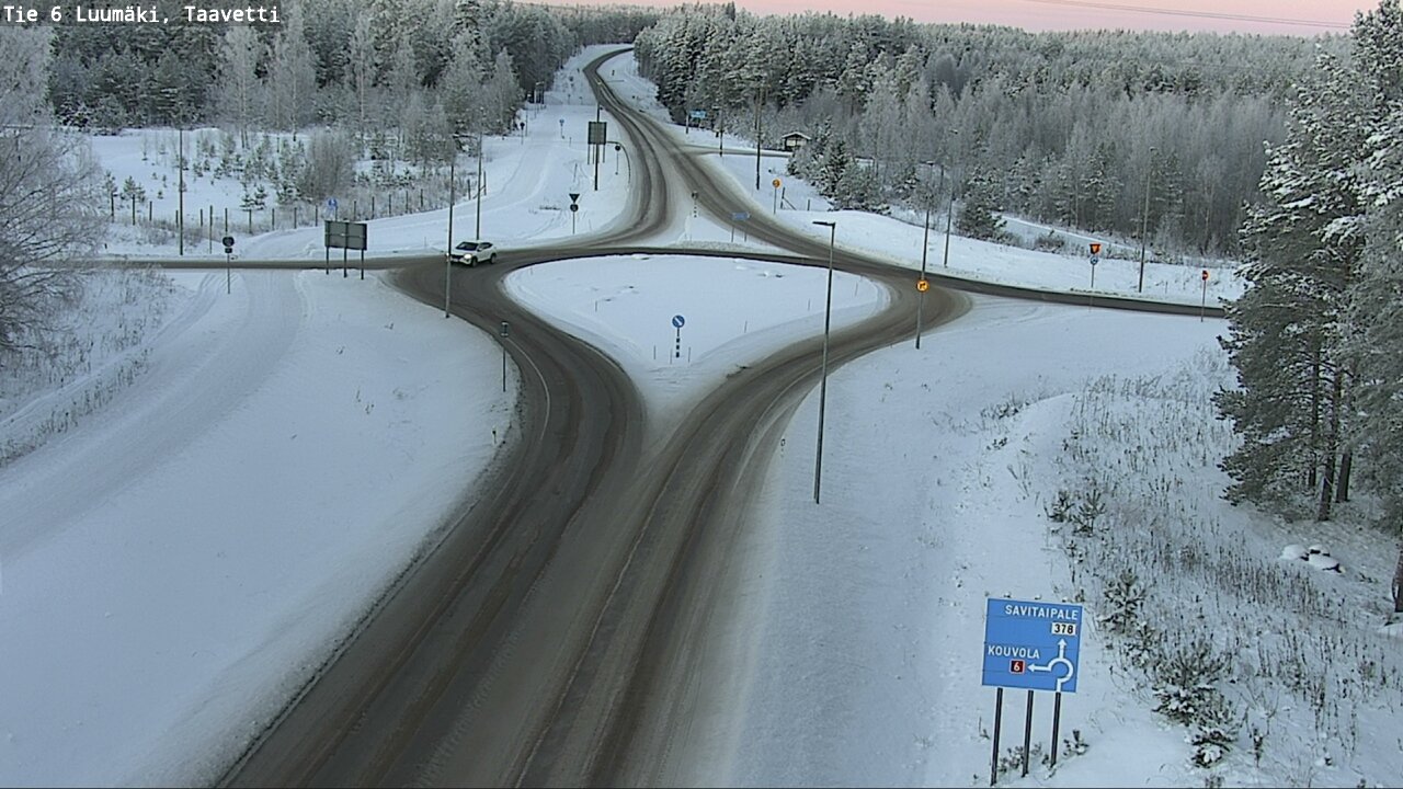 Kelikamerat Kuva Tie 6 Luumäki, Taavetti, Luumäki, Etelä-Karjala