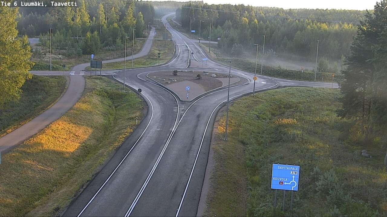 Weather Camera Image Road 6 Luumäki, Taavetti, Luumäki, Etelä-Karjala