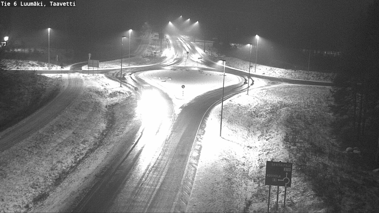 Weather Camera Image Väg 6 Luumäki, Taavetti, Luumäki, Etelä-Karjala