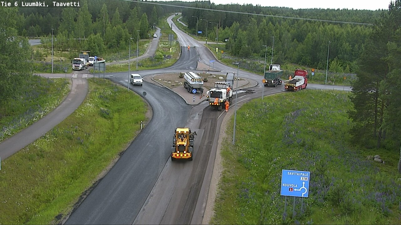 Kelikamerat Kuva Tie 6 Luumäki, Taavetti, Luumäki, Etelä-Karjala