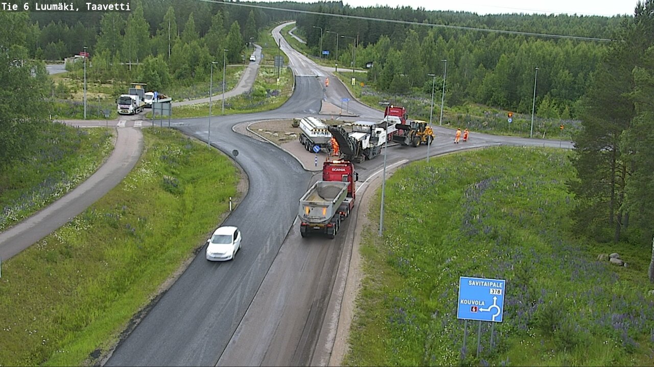 Kelikamerat Kuva Tie 6 Luumäki, Taavetti, Luumäki, Etelä-Karjala