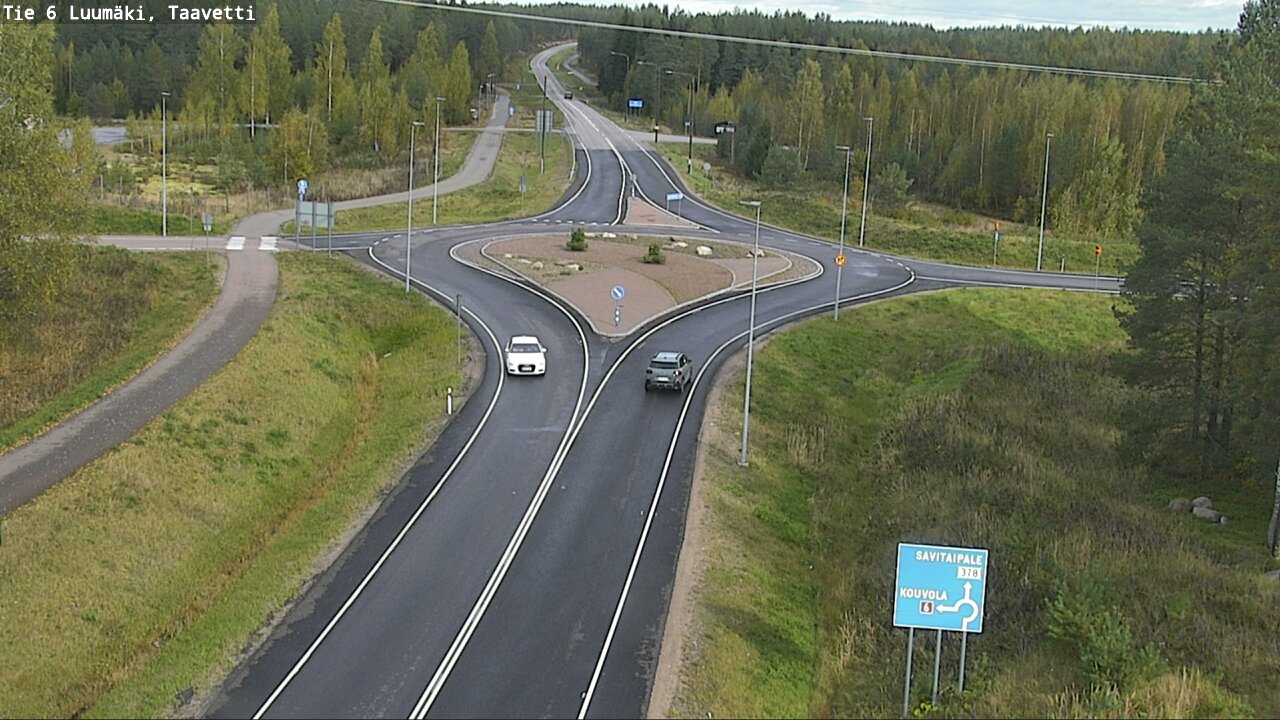 Weather Camera Image Road 6 Luumäki, Taavetti, Luumäki, Etelä-Karjala