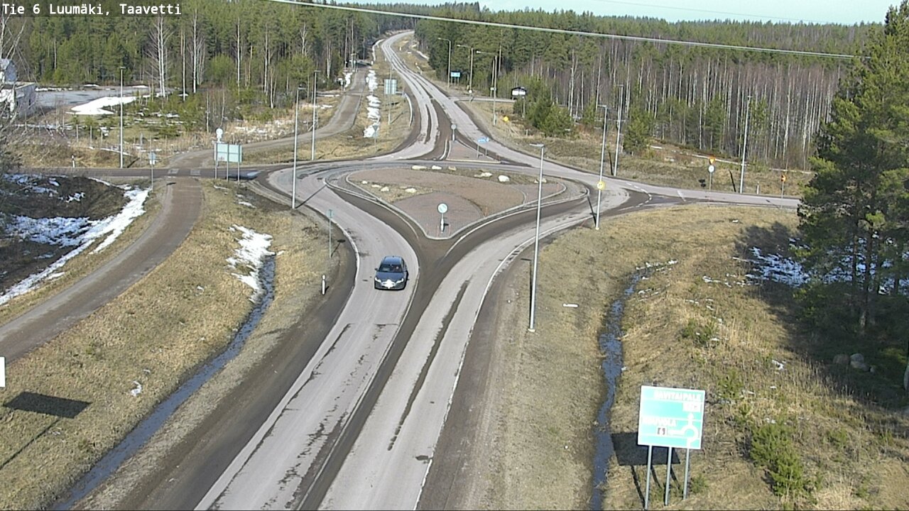 Weather Camera Image Väg 6 Luumäki, Taavetti, Luumäki, Etelä-Karjala