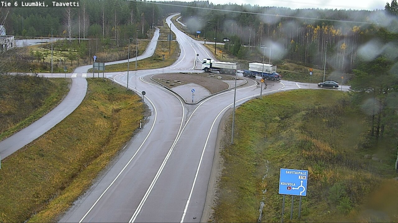 Weather Camera Image Väg 6 Luumäki, Taavetti, Luumäki, Etelä-Karjala