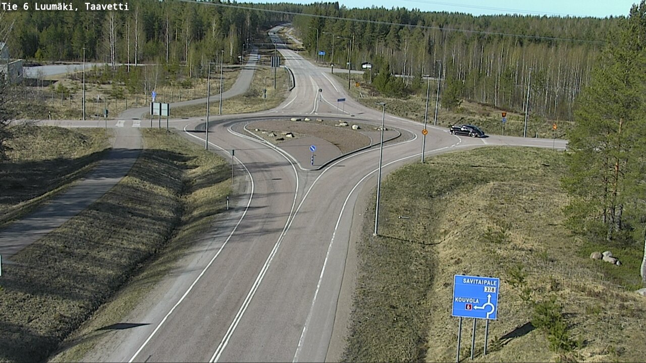 Weather Camera Image Väg 6 Luumäki, Taavetti, Luumäki, Etelä-Karjala
