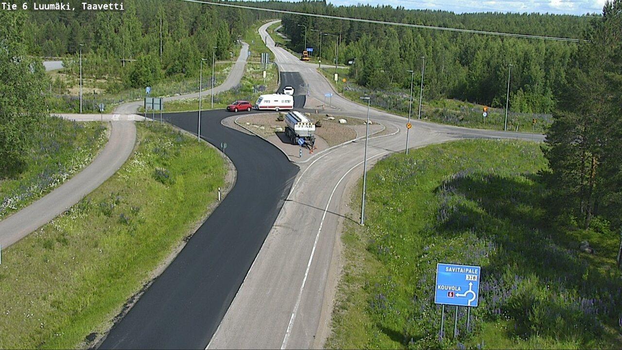 Kelikamerat Kuva Tie 6 Luumäki, Taavetti, Luumäki, Etelä-Karjala
