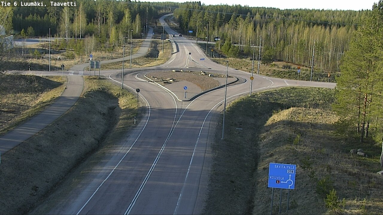 Weather Camera Image Väg 6 Luumäki, Taavetti, Luumäki, Etelä-Karjala