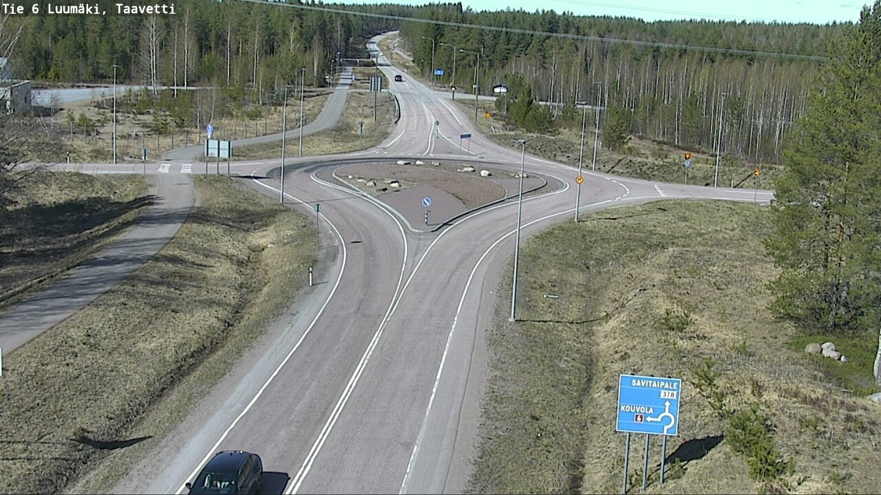 Weather Camera Image Väg 6 Luumäki, Taavetti, Luumäki, Etelä-Karjala
