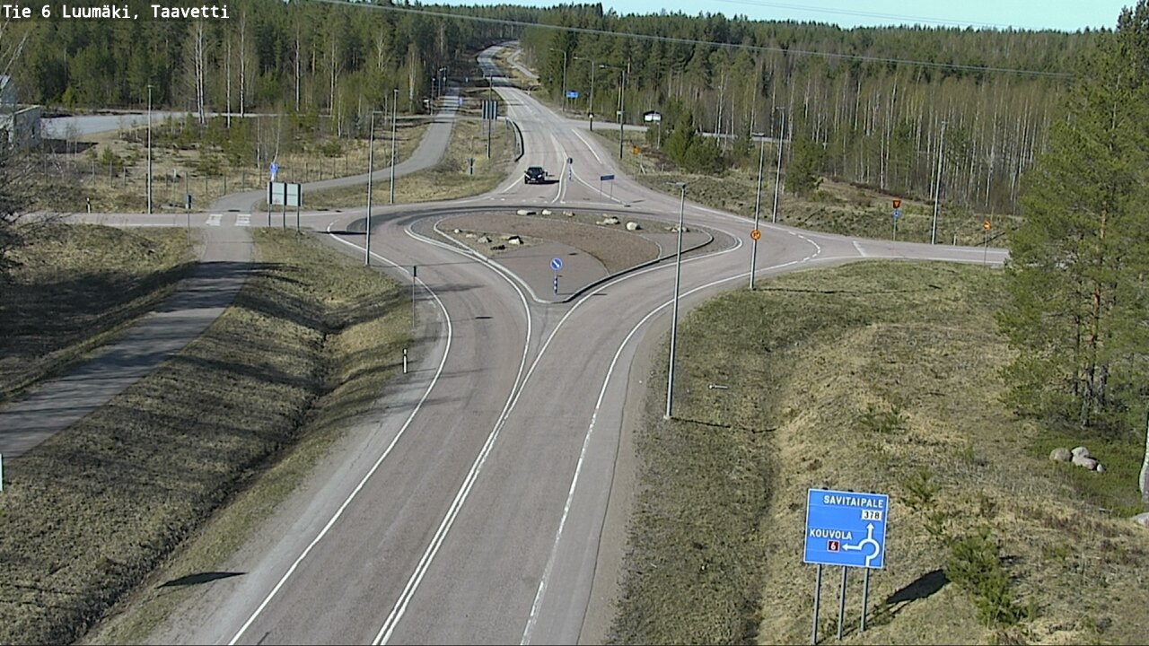 Weather Camera Image Väg 6 Luumäki, Taavetti, Luumäki, Etelä-Karjala