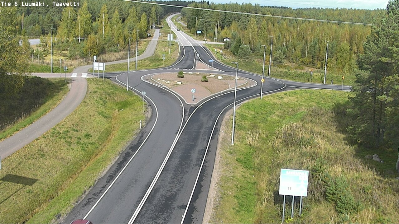 Kelikamerat Kuva Tie 6 Luumäki, Taavetti, Luumäki, Etelä-Karjala