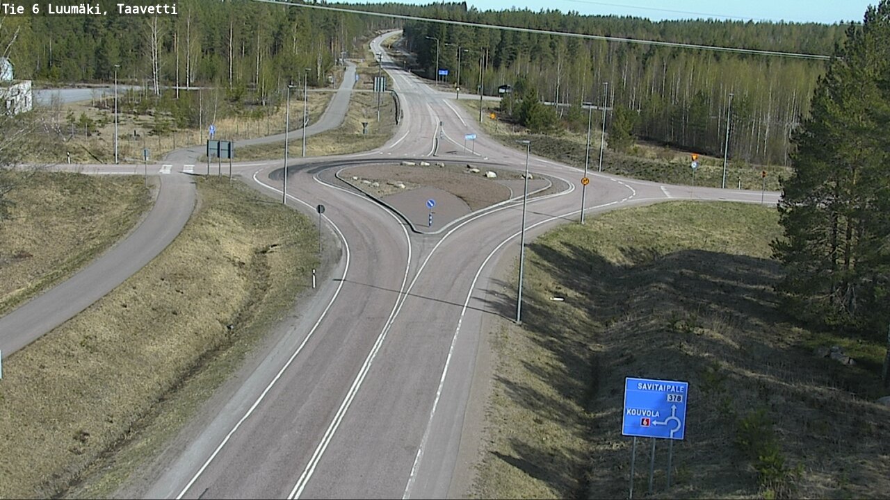 Weather Camera Image Road 6 Luumäki, Taavetti, Luumäki, Etelä-Karjala